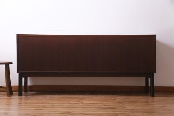 ヴィンテージ家具　ジャパンビンテージ　山品木工　ローズウッド材　サイドボード(キャビネット、収納棚)(R-037522)