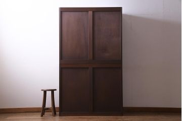 中古　伝統工芸　大坂屋製　軽井沢彫り　桜の彫りが優美なチェスト(衣装箪笥、洋服タンス)(R-037526)