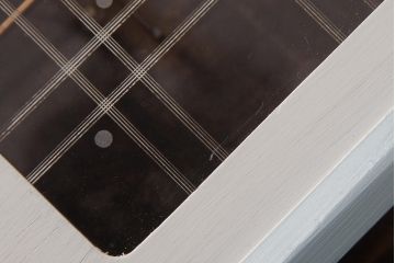 レトロ雑貨　Meiji(明治時計社)　21DAY　手巻き　淡いペイントがおしゃれなゼンマイ式振り子時計(柱時計、掛け時計)(R-037527)