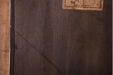 ビンテージ雑貨　堀田時計店　N.H.T　CROWNFAN　21DAY　ゼンマイ式　淡いペイントがおしゃれな振り子掛時計(柱時計、壁掛け時計)(R-037533)