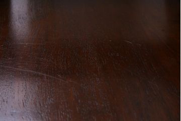 中古　激レア!　特注品　九州民芸家具　スピンドルベンチ(アーム付きベンチ、3人掛け、三人掛け)(定価約75万円)(R-037544)