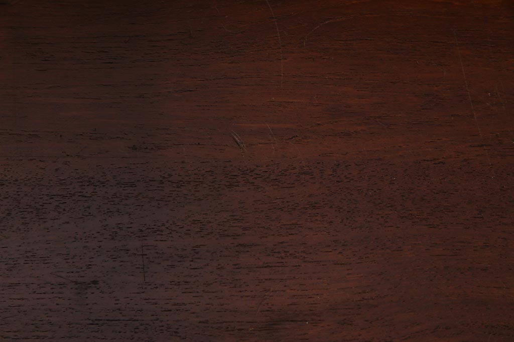 中古　激レア!　特注品　九州民芸家具　スピンドルベンチ(アーム付きベンチ、3人掛け、三人掛け)(定価約75万円)(R-037544)