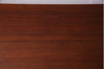 レトロ家具　エンジュ(槐)材　漆塗り　折り畳み式の珍しい座卓・大(ローテーブル)(R-037546)