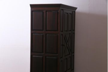中古　松本民芸家具　A型洋服タンス　洗練された雰囲気の上質なワードローブ(洋服タンス、チェスト)(定価約59万円)(R-037548)