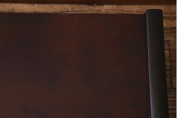 中古　松本民芸家具　脚の透かしがおしゃれな和洋折衷のお部屋と相性の良い文机(ローテーブル)(R-037551)