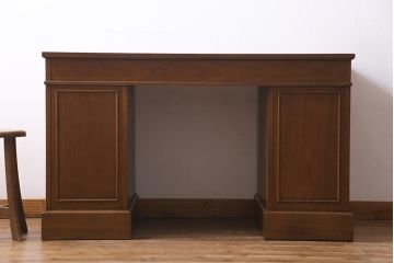 中古　DREXEL HERITAGE JAPAN(ドレクセルヘリテイジ・ジャパン)　Triune(トライユン)　デスク(机、在宅ワーク、在宅用)(定価約75万円)(R-037565)