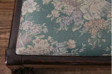 アンティーク家具　イギリスアンティーク　オーク材　バルボスレッグが目を引くクラシカルなダイニングチェア(椅子)(R-037567)