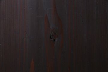 アンティーク建具　明治大正期　結霜ガラス・色ガラス入り　ステンドグラスがお洒落な板戸3枚セット(建具、ガラス帯戸、引き戸)(R-037574)