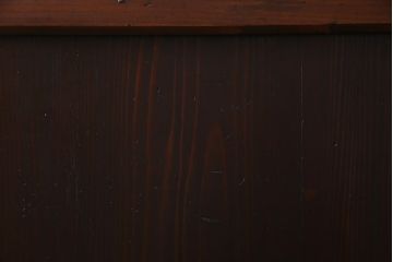 アンティーク建具　明治期　結霜ガラス・色ガラス　ステンドグラス入り　大正浪漫な雰囲気漂う板戸1枚(建具、引き戸)(R-037575)