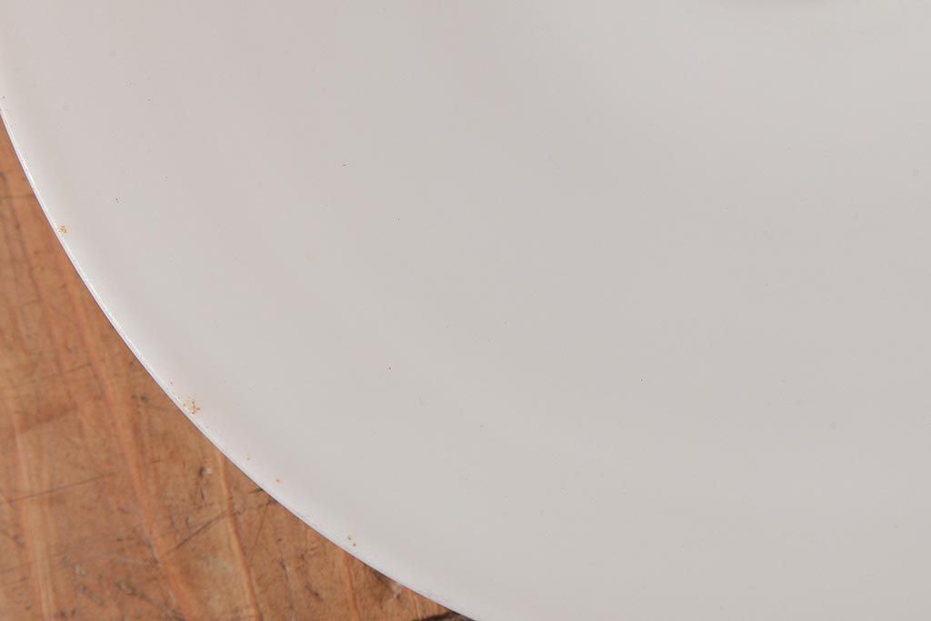 昭和レトロ照明　戦前　昔懐かしい平笠シェードのペンダントライト(吊り下げ照明、天井照明)(R-037584)