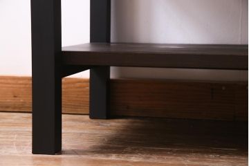 アンティーク家具　和製アンティーク　リメイク　総桐材　かくし付　金具が見事な脚付き時代箪笥(チェスト、タンス、桐箪笥、桐たんす)(R-037596)