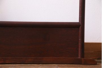 アンティーク雑貨　昭和中期　栗材　和空間に合うシンプルな衣桁(R-037600)