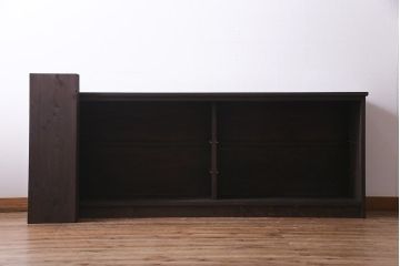 ラフジュ工房オリジナル　アンティーク建具リメイク　蜀江　和モダンなサイドボード(書院戸、組子、キャビネット、テレビ台、テレビボード)(R-037603)