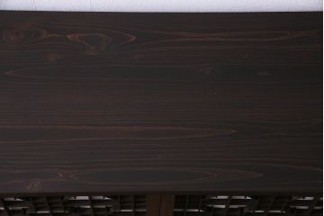 ラフジュ工房オリジナル　アンティーク建具リメイク　蜀江　和モダンなサイドボード(書院戸、組子、キャビネット、テレビ台、テレビボード)(R-037603)