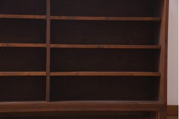 ラフジュ工房オリジナル　アンティーク建具リメイク　扇菊　こだわりの和空間づくりが叶う脚付きサイドボード(書院戸、組子、キャビネット)(R-037605)