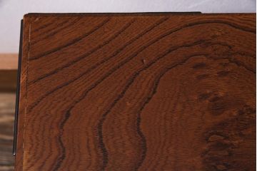 中古　伝統民芸家具　岩谷堂箪笥　ケヤキ材　和風のお部屋にぴったりな杢目が美しい座卓(R-037607)