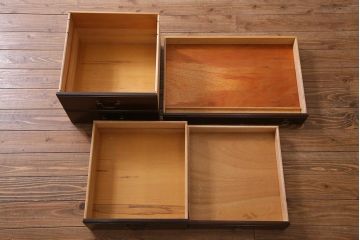 中古　DREXEL HERITAGE (ドレクセルヘリテイジ)　マホガニー材　洗練された大人の雰囲気醸し出す片袖デスク(机、在宅ワーク、在宅用ワークデスク)(R-037610)