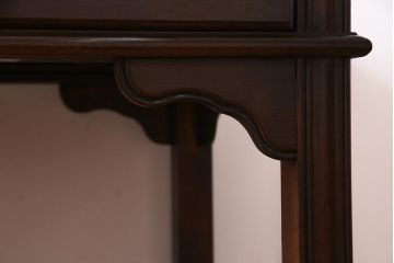 中古　DREXEL HERITAGE (ドレクセルヘリテイジ)　マホガニー材　洗練された大人の雰囲気醸し出す片袖デスク(机、在宅ワーク、在宅用ワークデスク)(R-037610)