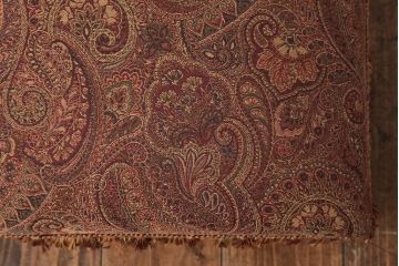 ビンテージ家具　和製　オリエンタル模様がおしゃれなオットマン(スツール、ヴィンテージ)(R-037616)
