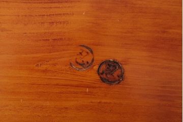 アンティーク雑貨　古民具　大正昭和初期　外箱付き　春慶塗が美しい重箱(お重)(R-037618)