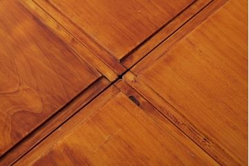 アンティーク雑貨　古民具　大正昭和初期　外箱付き　春慶塗が美しい重箱(お重)(R-037618)