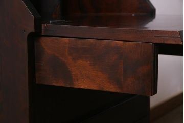 ヴィンテージ家具　民芸家具　国産　上質な作りが魅力のライティングビューロー(簿記机、机、ビンテージ)(R-037620)