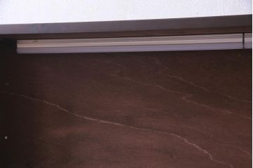 アンティーク照明　ラフジュ工房オリジナル　古建具リメイク　片面ガラス　組子の欄間を使った壁付け照明(ウォールランプ)(R-037622)