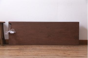 アンティーク照明　ラフジュ工房オリジナル　古建具リメイク　片面ガラス　組子の欄間を使った壁付け照明(ウォールランプ)(R-037623)