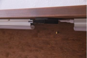 ラフジュ工房オリジナル　両面ガラス 欄間リメイク　凝ったデザイン組子がお洒落な壁付け照明(ウォールランプ)(R-037624)