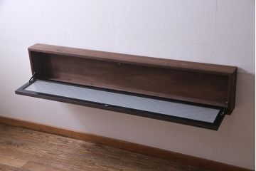 ラフジュ工房オリジナル　欄間リメイク　両面ガラス　横長　凝ったデザインの組子がおしゃれな壁付け照明(ウォールランプ)(R-037626)