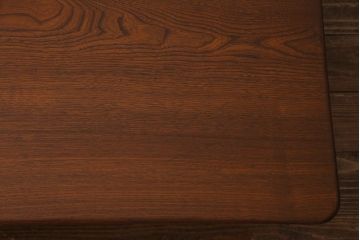 アンティーク家具　和製アンティーク　昭和初期　栓材　ぬくもりを感じるレトロな角ちゃぶ台(座卓、ローテーブル、花台)(R-037650)