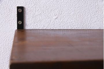 ラフジュ工房オリジナル　アンティーク材リメイク　3×3マス　古材の味わいが魅力的な壁掛けマス目棚(壁掛け収納棚、ウォールラック)(R-037652)