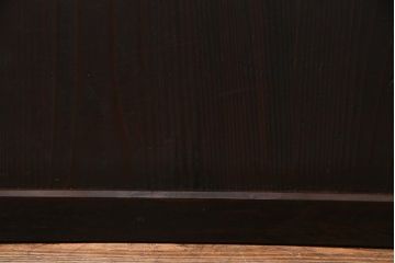 アンティーク家具　昭和初期　シックなインテリアと相性の良いガラス戸2枚セット(引き戸、建具)(R-037672)