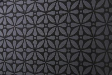 アンティーク建具　当店オリジナルガラス　レトロシックな格子戸2枚セット(建具、引き戸、ガラス帯戸)(R-037674)