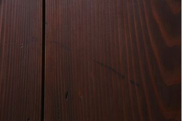 アンティーク建具　昭和初期　当店オリジナルガラス入り　趣溢れる和レトロな木製扉(ガラス扉、ドア)(R-037677)