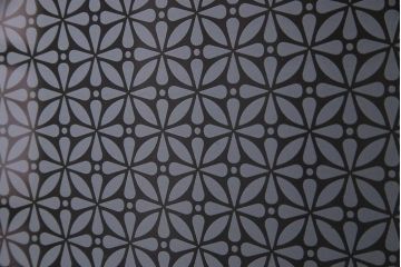 アンティーク建具　当店オリジナルガラス　色ガラスがアクセントの大正ロマンに合う格子戸2枚セット(ガラス帯戸、引き戸、建具)(R-037678)