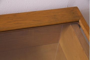 アンティーク家具　イギリスアンティーク　レトロでスタイリッシュなシャツケース(ガラスケース、ショーケース)(R-037685)