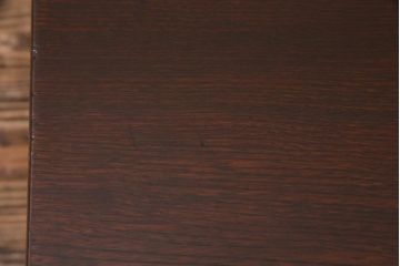アンティーク家具　和製アンティーク　昭和初期　栓材　素朴なぬくもりが魅力のレトロな角ちゃぶ台(座卓、ローテーブル、花台)(R-037689)