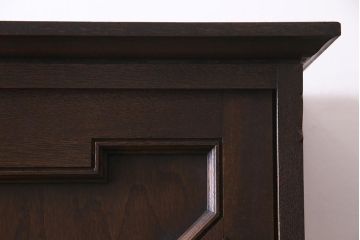 中古　ヴィンテージ家具　永田良介商店　クラシカルな衣装盆付き和タンス(洋服タンス、引き出し、ビンテージ)(定価約89万円)(R-037692)