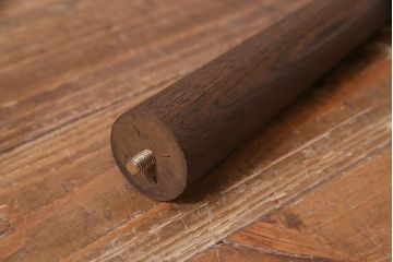 レトロ家具　ちゃぶ台リメイク　栓材　味のあるシンプルなセンターテーブル(ローテーブル)(R-037694)