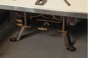 昭和レトロ雑貨　SEIKO(セイコー)　手巻き式　インダストリアルな掛け時計(柱時計、振り子時計、古時計)(R-037696)