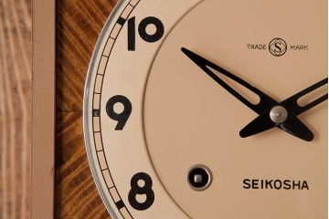 アンティーク雑貨　精工舎(SEIKOSHA、セイコー)　ミッドセンチュリーにぴったりなゼンマイ式柱時計(掛け時計、振り子時計)(R-037697)