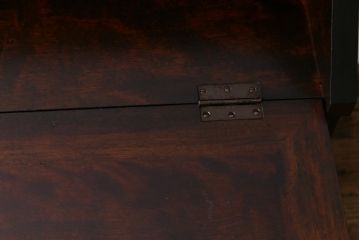 中古　松本民芸家具　上品な雰囲気漂うライティングビューロー(デスク、机、在宅ワーク、在宅用棚)(R-037701)