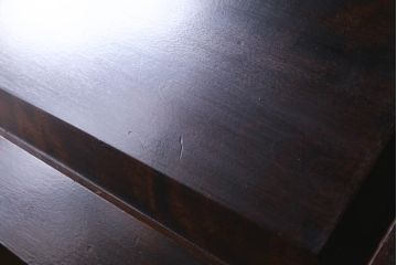 中古　松本民芸家具　上品な雰囲気漂うライティングビューロー(デスク、机、在宅ワーク、在宅用棚)(R-037701)