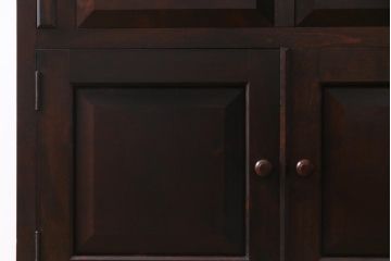 中古　松本民芸家具　上品な雰囲気漂うライティングビューロー(デスク、机、在宅ワーク、在宅用棚)(R-037701)