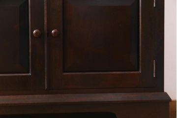 中古　松本民芸家具　上品な雰囲気漂うライティングビューロー(デスク、机、在宅ワーク、在宅用棚)(R-037701)