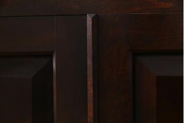 中古　松本民芸家具　上品な雰囲気漂うライティングビューロー(デスク、机、在宅ワーク、在宅用棚)(R-037701)