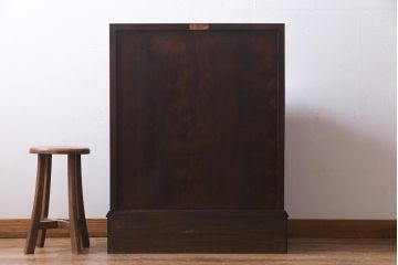 中古　松本民芸家具　上品な雰囲気漂うライティングビューロー(デスク、机、在宅ワーク、在宅用棚)(R-037701)