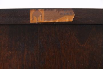 中古　松本民芸家具　上品な雰囲気漂うライティングビューロー(デスク、机、在宅ワーク、在宅用棚)(R-037701)