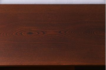 中古　国産　民芸家具　栓材　桐の透かしがアクセントのシンプルな茶棚(飾り棚、収納棚、桐箪笥、桐たんす)(R-037703)